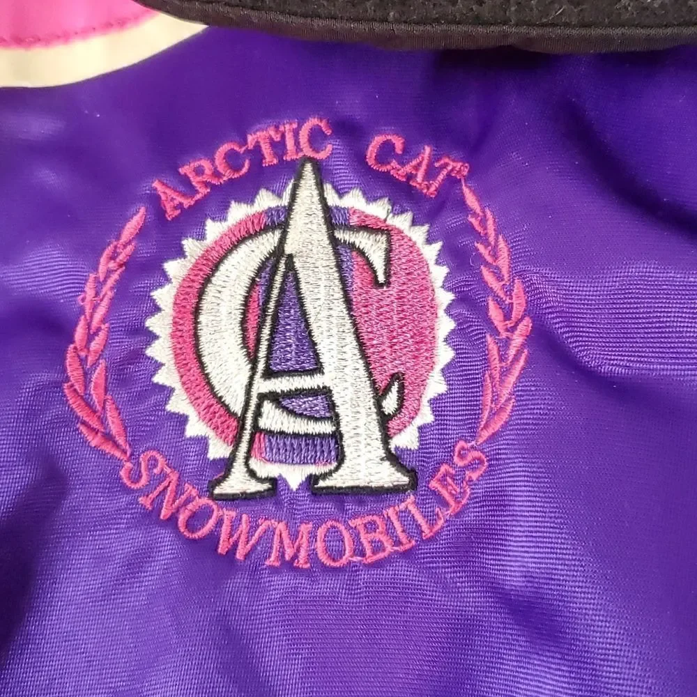 Retro Arctic Cat Women's Legend Neon 2-in-1 Snowmobile Jacket‎ Coat Size Medium